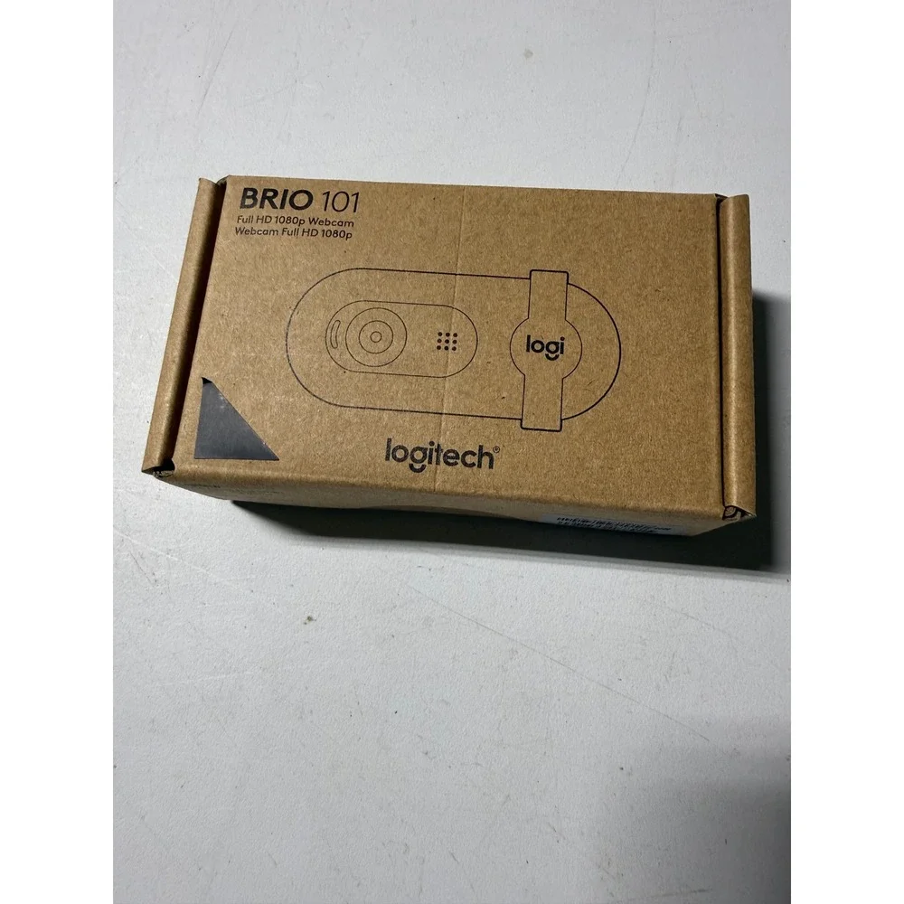 Logitech Brio 101 Full HD 1080p Webcam USB-A Privacy Shutter Black VU0072 New